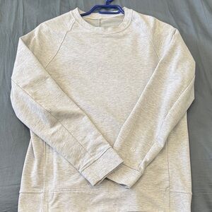 lululemon athletica Men's Light Gray Crewneck Sweater